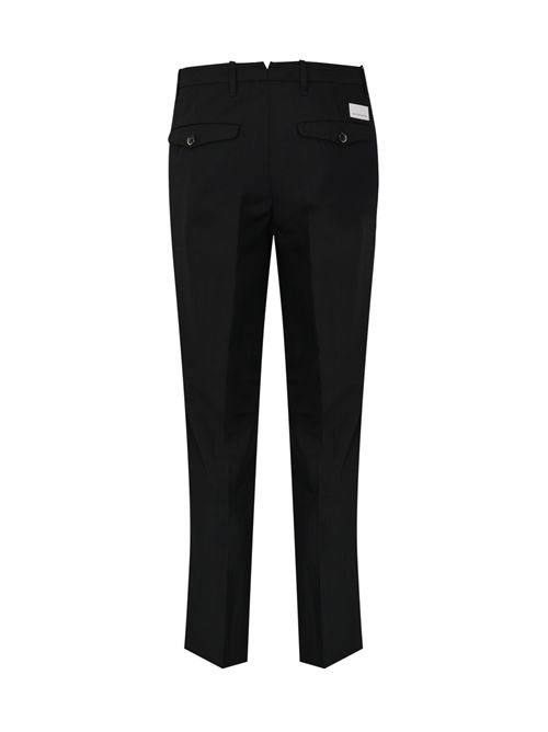 Pantalone piatto Giove slim in misto lana Nero Nine in the morning | 9SS26 GVE71NERO